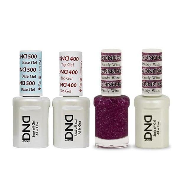 DND - Base, Top, Gel & Lacquer Combo - Brandy Wine - #466 - Gel & Lacquer Polish - Nail Polish at Beyond Polish