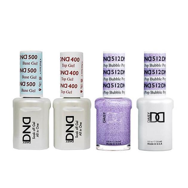 DND - Base, Top, Gel & Lacquer Combo - Bubble Pop - #512 - Gel & Lacquer Polish - Nail Polish at Beyond Polish