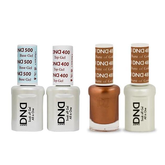 DND - Base, Top, Gel & Lacquer Combo - Burst of Gold - #481 - Gel & Lacquer Polish - Nail Polish at Beyond Polish