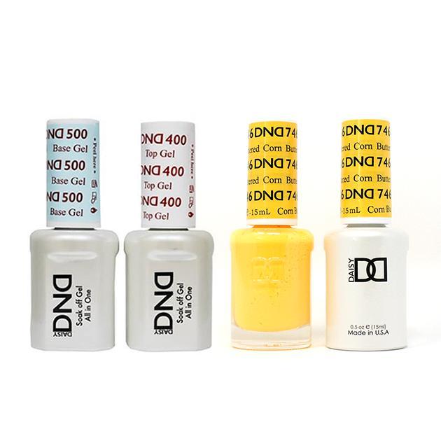 DND - Base, Top, Gel & Lacquer Combo - Buttered Corn - #746 - Gel & Lacquer Polish - Nail Polish at Beyond Polish