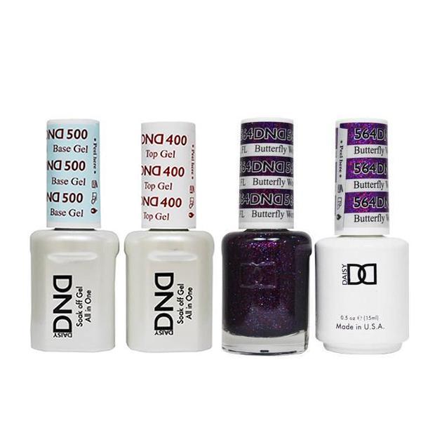 DND - Base, Top, Gel & Lacquer Combo - Butterfly World FL - #564 - Gel & Lacquer Polish - Nail Polish at Beyond Polish