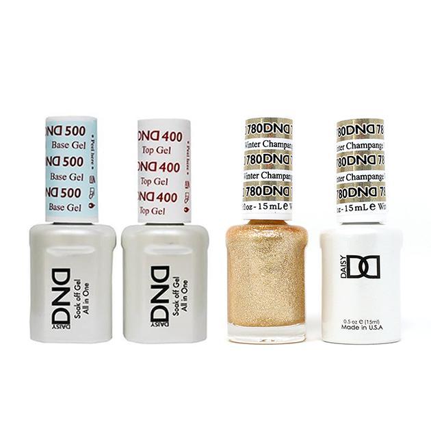 DND - Base, Top, Gel & Lacquer Combo - Champagne Winter - #780 - Gel & Lacquer Polish - Nail Polish at Beyond Polish