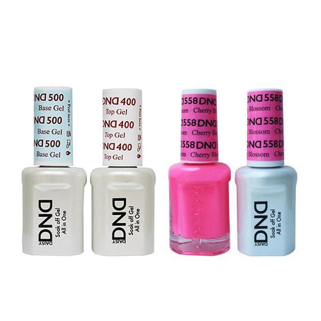 DND - Base, Top, Gel & Lacquer Combo - Cherry Blossom - #558 - Gel & Lacquer Polish - Nail Polish at Beyond Polish