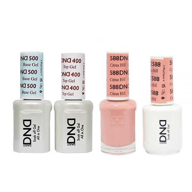 DND - Base, Top, Gel & Lacquer Combo - Citrus Hill - #588 - Gel & Lacquer Polish - Nail Polish at Beyond Polish