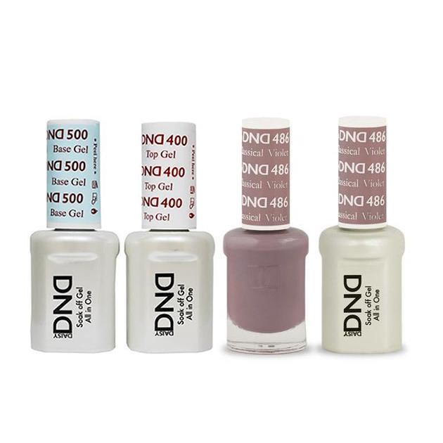 DND - Base, Top, Gel & Lacquer Combo - Classical Violet - #486 - Gel & Lacquer Polish - Nail Polish at Beyond Polish