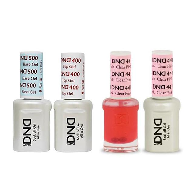 DND - Base, Top, Gel & Lacquer Combo - Clear Pink - #441 - Gel & Lacquer Polish - Nail Polish at Beyond Polish