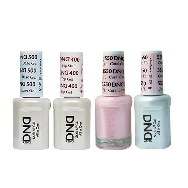 DND - Base, Top, Gel & Lacquer Combo - Coral Castle FL - #550 - Gel & Lacquer Polish - Nail Polish at Beyond Polish