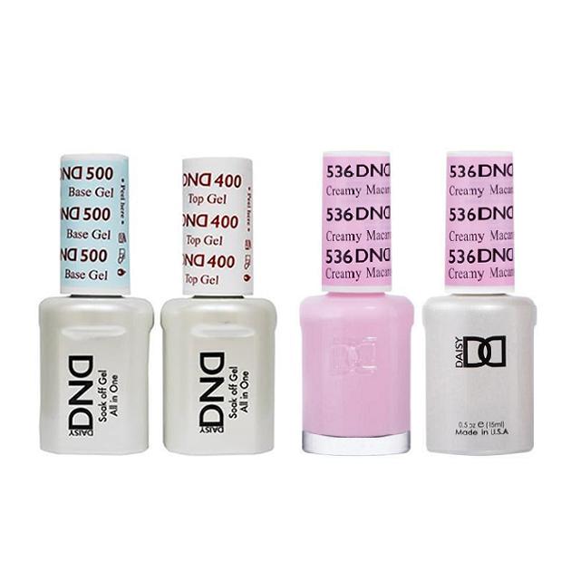 DND - Base, Top, Gel & Lacquer Combo - Creamy Macaroon - #536 - Gel & Lacquer Polish - Nail Polish at Beyond Polish