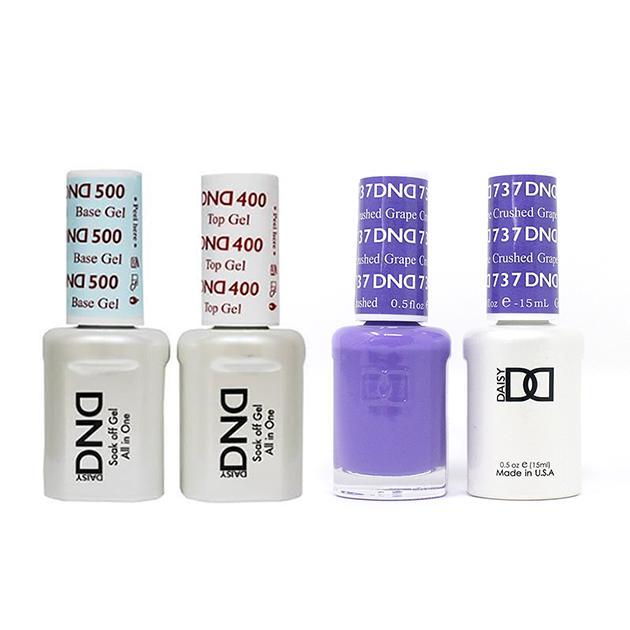 DND - Base, Top, Gel & Lacquer Combo - Crushed Grape - #737 - Gel & Lacquer Polish - Nail Polish at Beyond Polish