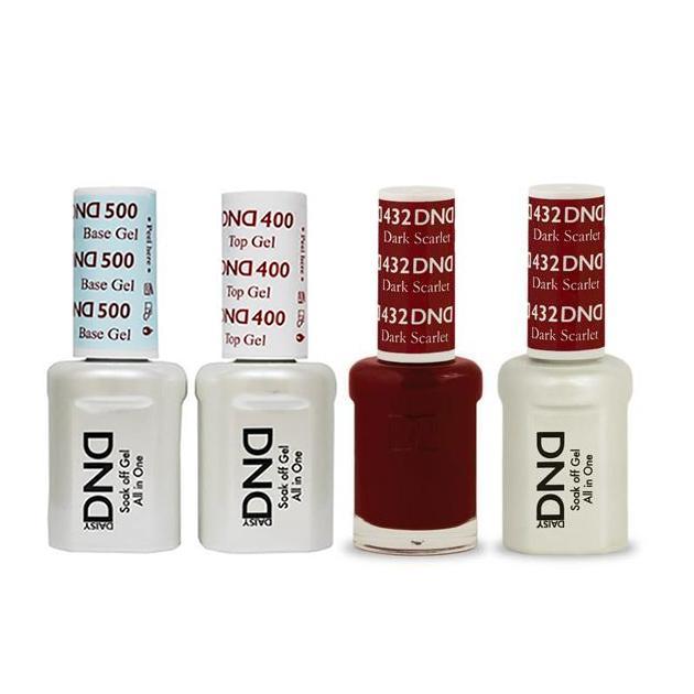 DND - Base, Top, Gel & Lacquer Combo - Dark Scarlet - #432 - Gel & Lacquer Polish - Nail Polish at Beyond Polish