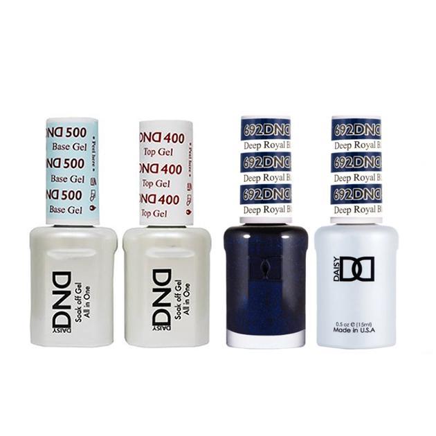 DND - Base, Top, Gel & Lacquer Combo - Deep Royal Blue - #692 - Gel & Lacquer Polish - Nail Polish at Beyond Polish