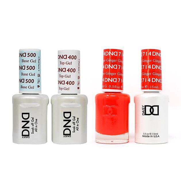 DND - Base, Top, Gel & Lacquer Combo - Ginger - #714 - Gel & Lacquer Polish - Nail Polish at Beyond Polish