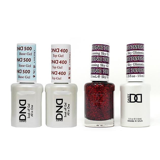 DND - Base, Top, Gel & Lacquer Combo - Glistening Sky - #769 - Gel & Lacquer Polish - Nail Polish at Beyond Polish