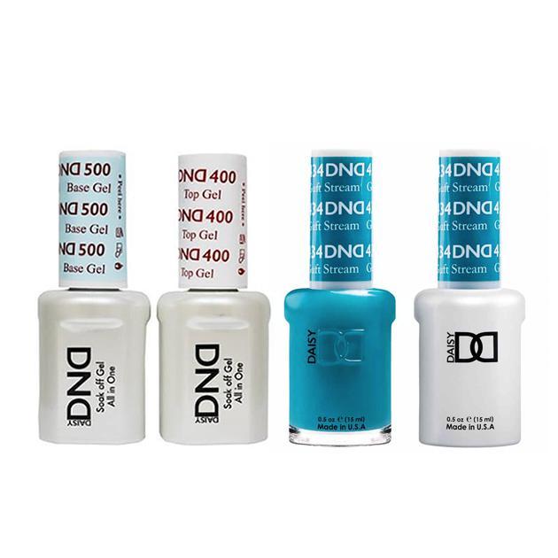 DND - Base, Top, Gel & Lacquer Combo - Gulf Stream - #434 - Gel & Lacquer Polish - Nail Polish at Beyond Polish