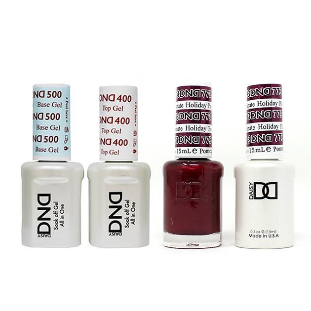 DND - Base, Top, Gel & Lacquer Combo - Holiday Pomegranate - #773 - Gel & Lacquer Polish - Nail Polish at Beyond Polish