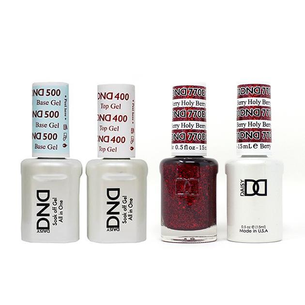 DND - Base, Top, Gel & Lacquer Combo - Holy Berry - #770 - Gel & Lacquer Polish - Nail Polish at Beyond Polish