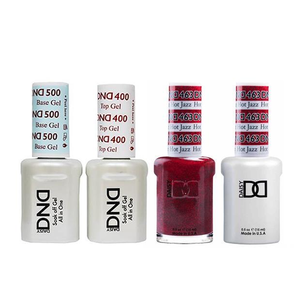 DND - Base, Top, Gel & Lacquer Combo - Hot Jazz - #463 - Gel & Lacquer Polish - Nail Polish at Beyond Polish