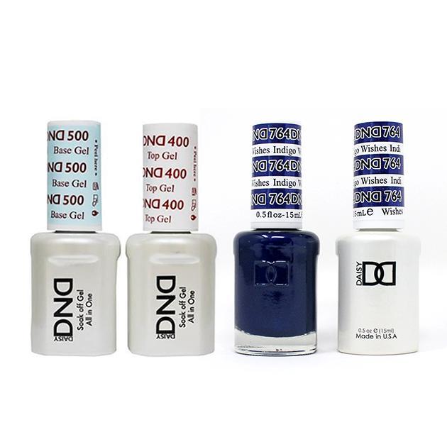 DND - Base, Top, Gel & Lacquer Combo - Indigo Wishes - #764 - Gel & Lacquer Polish - Nail Polish at Beyond Polish