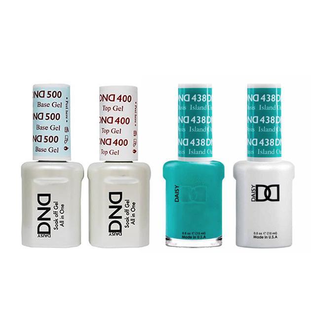 DND - Base, Top, Gel & Lacquer Combo - Island Oasis - #438 - Gel & Lacquer Polish - Nail Polish at Beyond Polish