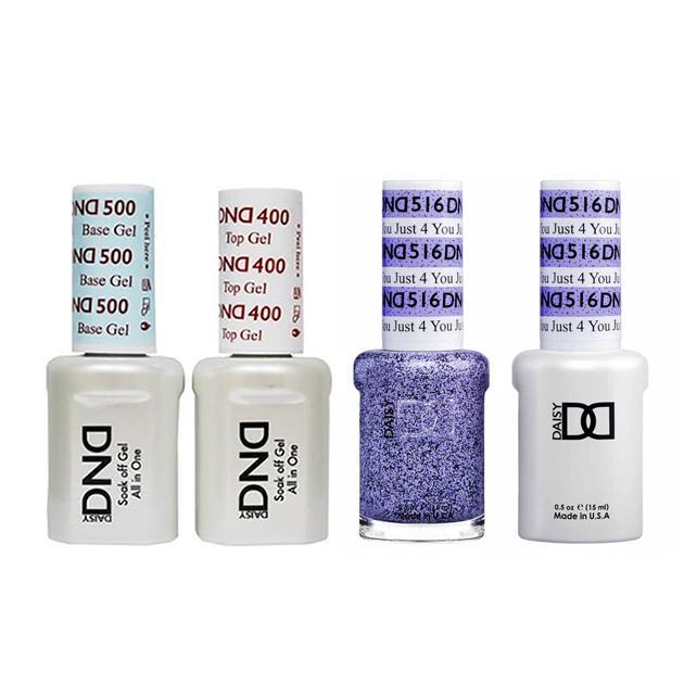 DND - Base, Top, Gel & Lacquer Combo - Just 4 You - #516 - Gel & Lacquer Polish - Nail Polish at Beyond Polish