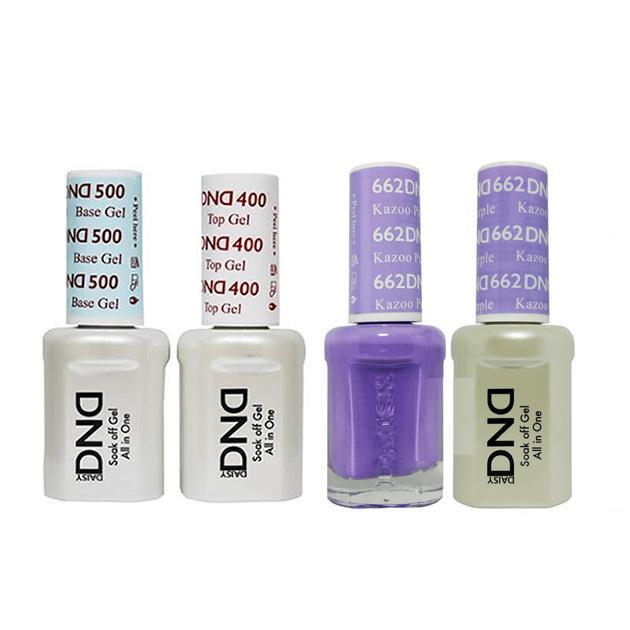 DND - Base, Top, Gel & Lacquer Combo - Kazo Purple - #662 - Gel & Lacquer Polish - Nail Polish at Beyond Polish