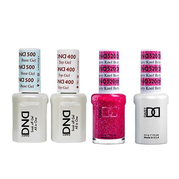 DND - Base, Top, Gel & Lacquer Combo - Kool Berry - #520 - Gel & Lacquer Polish - Nail Polish at Beyond Polish