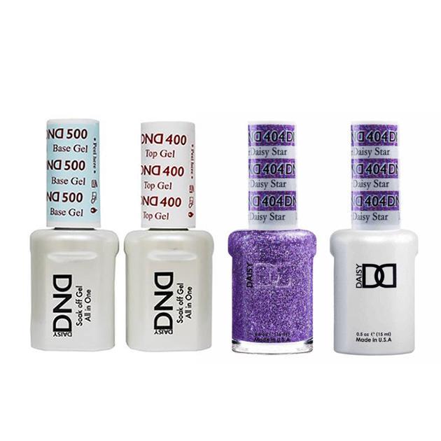 DND - Base, Top, Gel & Lacquer Combo - Lavendar Daisy Star - #404 - Gel & Lacquer Polish - Nail Polish at Beyond Polish