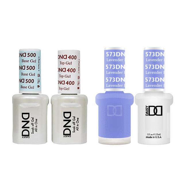 DND - Base, Top, Gel & Lacquer Combo - Lavender Blue - #573 - Gel & Lacquer Polish - Nail Polish at Beyond Polish