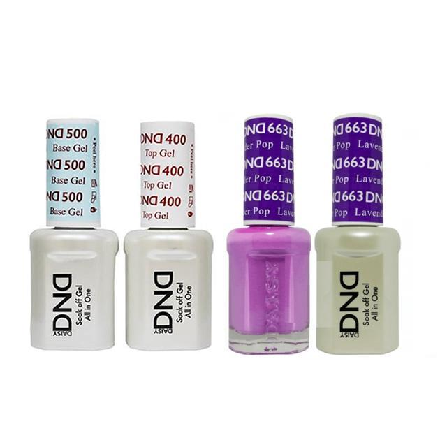 DND - Base, Top, Gel & Lacquer Combo - Lavender Pop - #663 - Gel & Lacquer Polish - Nail Polish at Beyond Polish