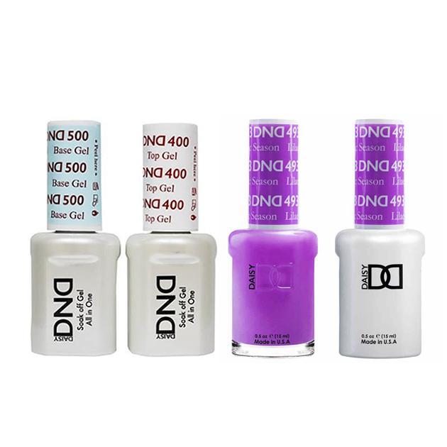 DND - Base, Top, Gel & Lacquer Combo - Lilac Season - #493 - Gel & Lacquer Polish - Nail Polish at Beyond Polish