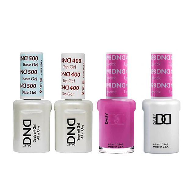 DND - Base, Top, Gel & Lacquer Combo - Lipstick - #498 - Gel & Lacquer Polish - Nail Polish at Beyond Polish