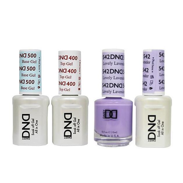 DND - Base, Top, Gel & Lacquer Combo - Lovely Lavender - #542 - Gel & Lacquer Polish - Nail Polish at Beyond Polish