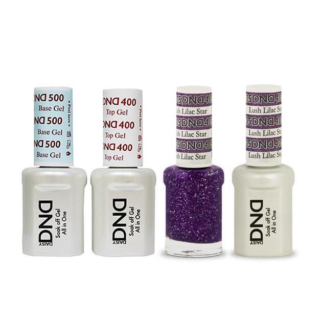 DND - Base, Top, Gel & Lacquer Combo - Lush Lilac Star - #405 - Gel & Lacquer Polish - Nail Polish at Beyond Polish