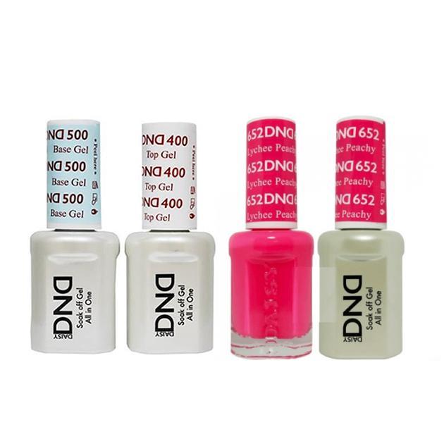 DND - Base, Top, Gel & Lacquer Combo - Lychee Peachy - #652 - Gel & Lacquer Polish - Nail Polish at Beyond Polish