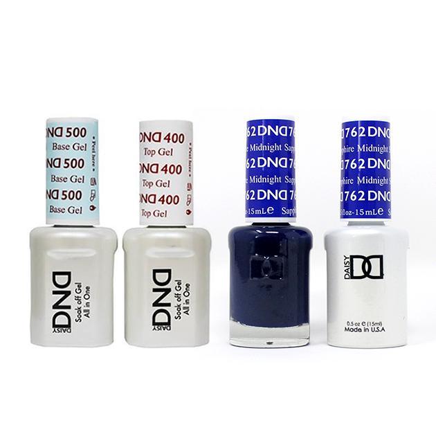 DND - Base, Top, Gel & Lacquer Combo - Midnight Sapphire - #762 - Gel & Lacquer Polish - Nail Polish at Beyond Polish