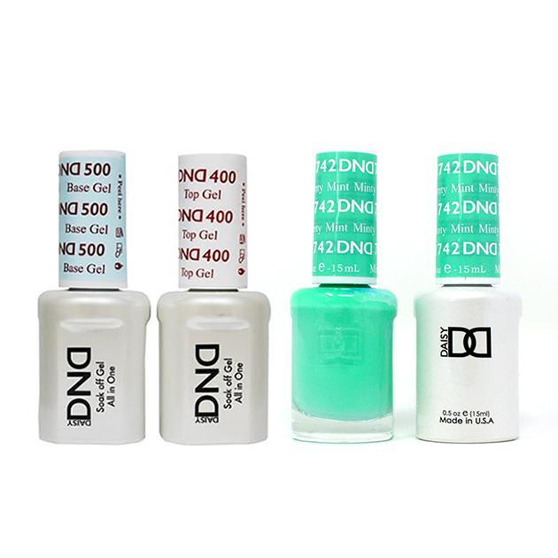 DND - Base, Top, Gel & Lacquer Combo - Minty Mint - #742 - Gel & Lacquer Polish - Nail Polish at Beyond Polish