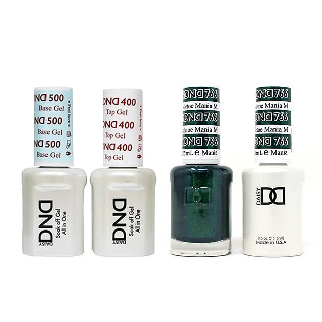 DND - Base, Top, Gel & Lacquer Combo - Mistletoe Mania - #766 - Gel & Lacquer Polish - Nail Polish at Beyond Polish