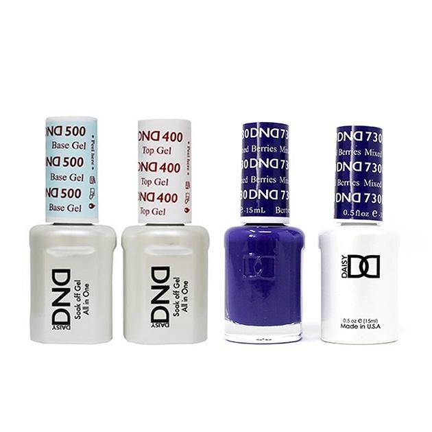DND - Base, Top, Gel & Lacquer Combo - Mixed Berries - #730 - Gel & Lacquer Polish - Nail Polish at Beyond Polish
