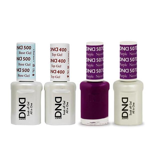 DND - Base, Top, Gel & Lacquer Combo - Neon Purple - #507 - Gel & Lacquer Polish - Nail Polish at Beyond Polish