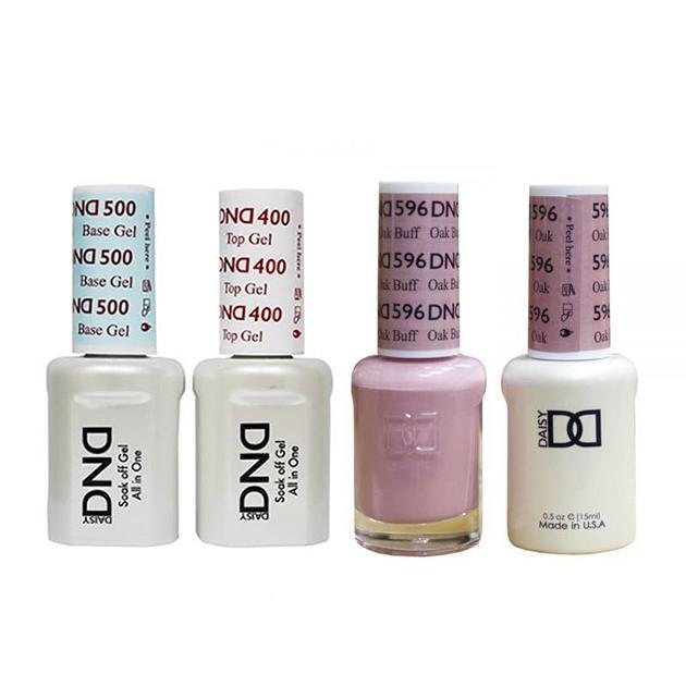 DND - Base, Top, Gel & Lacquer Combo - Oak Buff - #596 - Gel & Lacquer Polish - Nail Polish at Beyond Polish