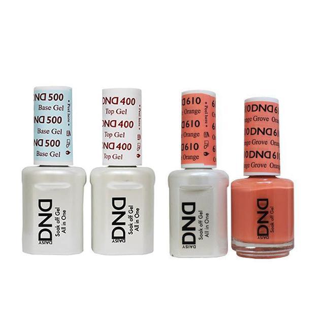 DND - Base, Top, Gel & Lacquer Combo - Orange Grove - #610 - Gel & Lacquer Polish - Nail Polish at Beyond Polish