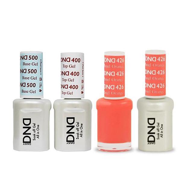 DND - Base, Top, Gel & Lacquer Combo - Pastel Orange - #426 - Gel & Lacquer Polish - Nail Polish at Beyond Polish
