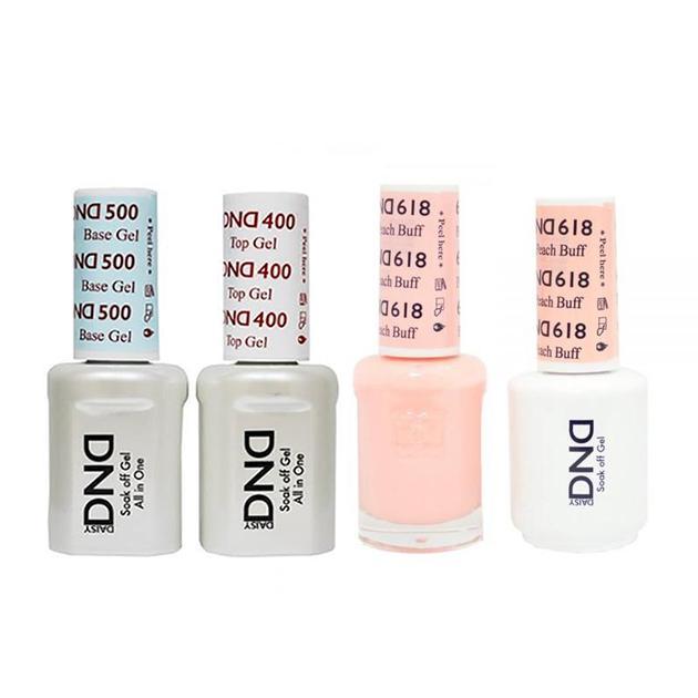 DND - Base, Top, Gel & Lacquer Combo - Peach Buff - #618 - Gel & Lacquer Polish - Nail Polish at Beyond Polish