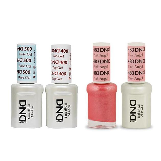 DND - Base, Top, Gel & Lacquer Combo - Pink Angel - #483 - Gel & Lacquer Polish - Nail Polish at Beyond Polish