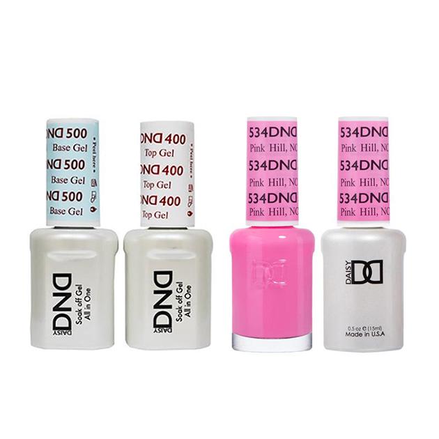 DND - Base, Top, Gel & Lacquer Combo - Pink Hill NC - #534 - Gel & Lacquer Polish - Nail Polish at Beyond Polish
