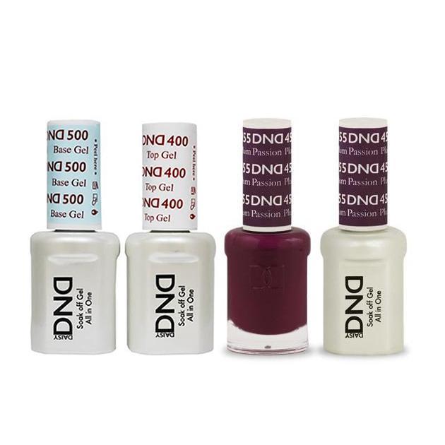DND - Base, Top, Gel & Lacquer Combo - Plum Passion - #455 - Gel & Lacquer Polish - Nail Polish at Beyond Polish