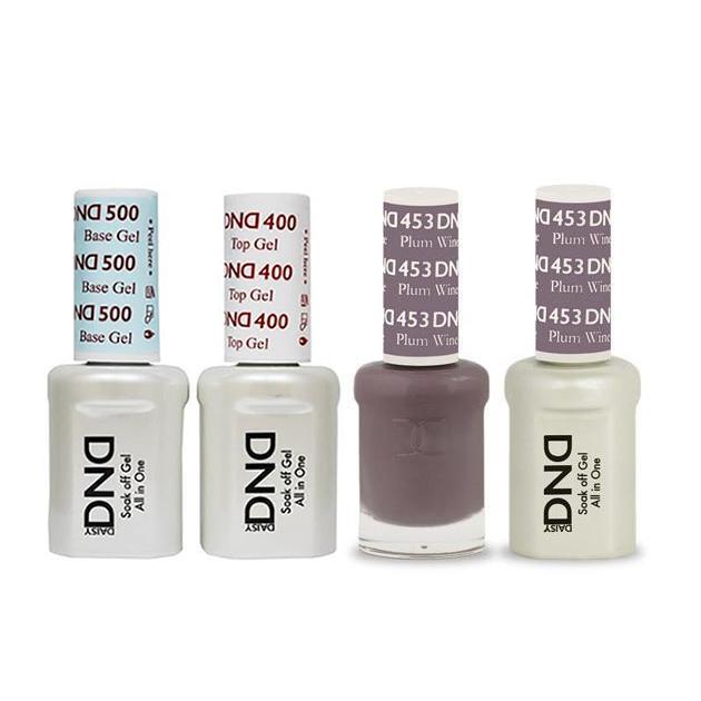 DND - Base, Top, Gel & Lacquer Combo - Plum Wine - #453 - Gel & Lacquer Polish - Nail Polish at Beyond Polish