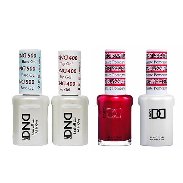 DND - Base, Top, Gel & Lacquer Combo - Pomegranate - #522 - Gel & Lacquer Polish - Nail Polish at Beyond Polish