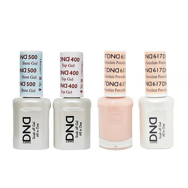 DND - Base, Top, Gel & Lacquer Combo - Porcelain - #617 - Gel & Lacquer Polish - Nail Polish at Beyond Polish
