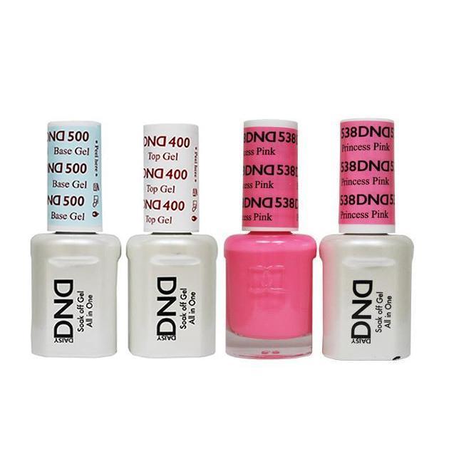 DND - Base, Top, Gel & Lacquer Combo - Princess Pink - #538 - Gel & Lacquer Polish - Nail Polish at Beyond Polish